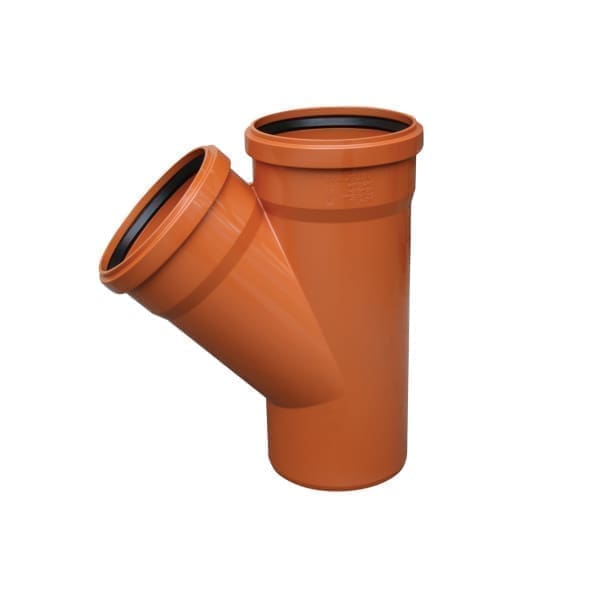 RAMIFICATIE CANAL VALPlast PVC 45GRD D.110X110 CUTIE 105 buc