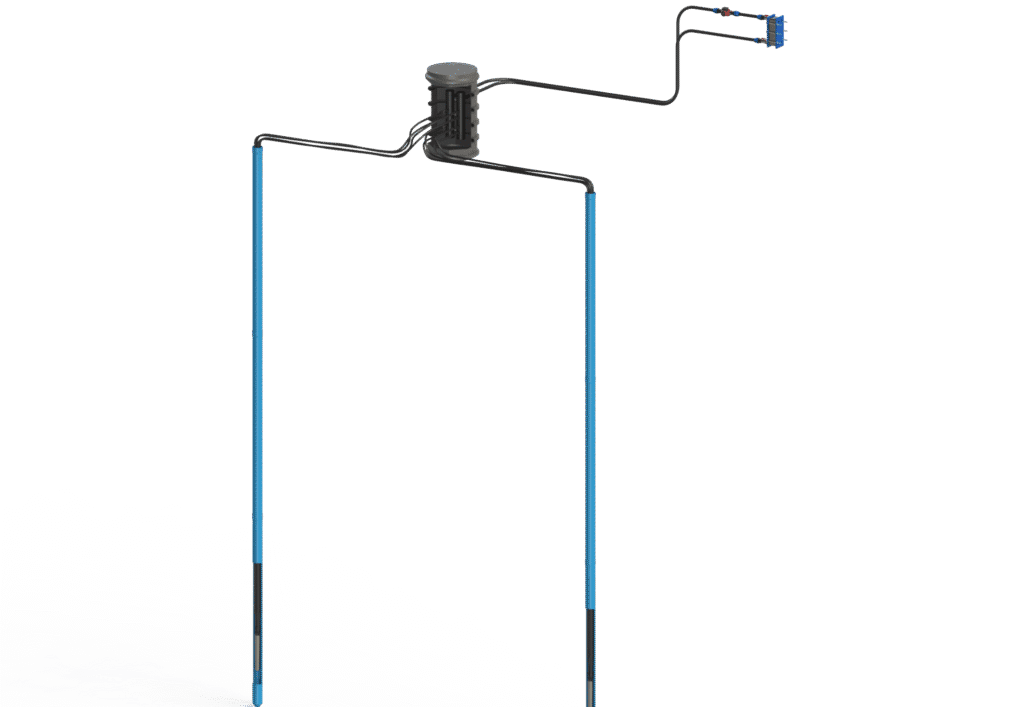 VALSolair by Valrom oferă soluții avansate pentru captarea și distribuția energiei regenerabile, incluzând sonde geotermale din PE100RC, țevi bactericide și componente pentru sisteme de pompe de căldură. Conceput pentru eficiență maximă, sistemul optimizează consumul energetic și asigură durabilitate pe termen lung.