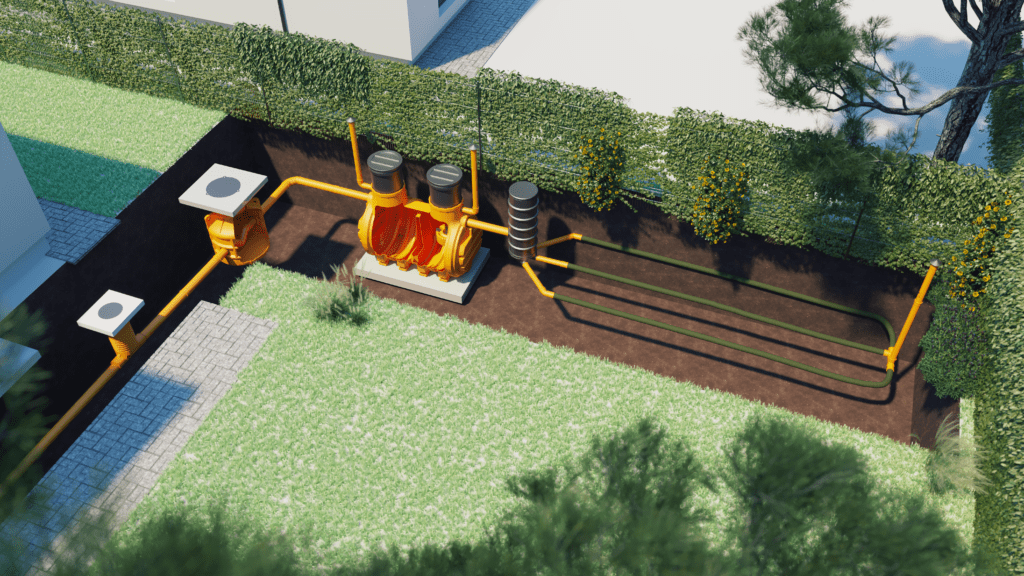 VALCleanio by Valrom include sisteme de epurare, fose septice și separatoare pentru grăsimi și hidrocarburi, optimizate pentru reducerea impactului asupra mediului. Proiectat pentru aplicații rezidențiale, comerciale și industriale, sistemul asigură o gestionare sustenabilă a apelor uzate.